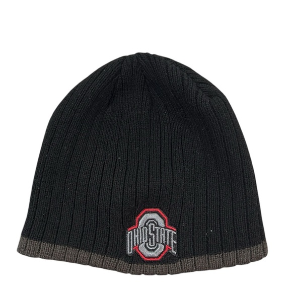 {Fan Favorite} Ohio State Black Knit Beanie - Picture 1 of 3